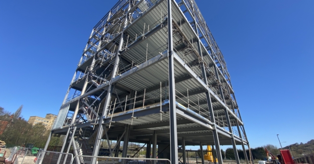 Dawber Williamson Ceilings Partitions at the New Waterside Offices in Chesterfield DWC 4
