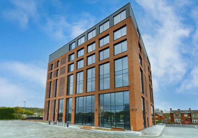 Dawbers drylining works at Chesterfield Waterside complex